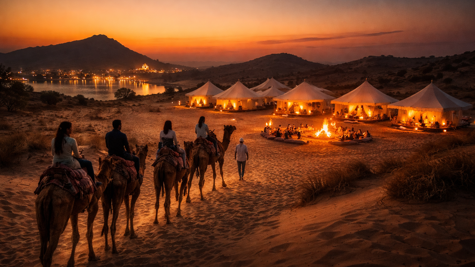 Camping in Pushkar