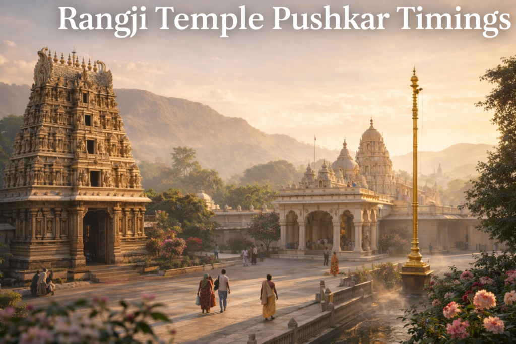 Rangji Temple Pushkar Timings