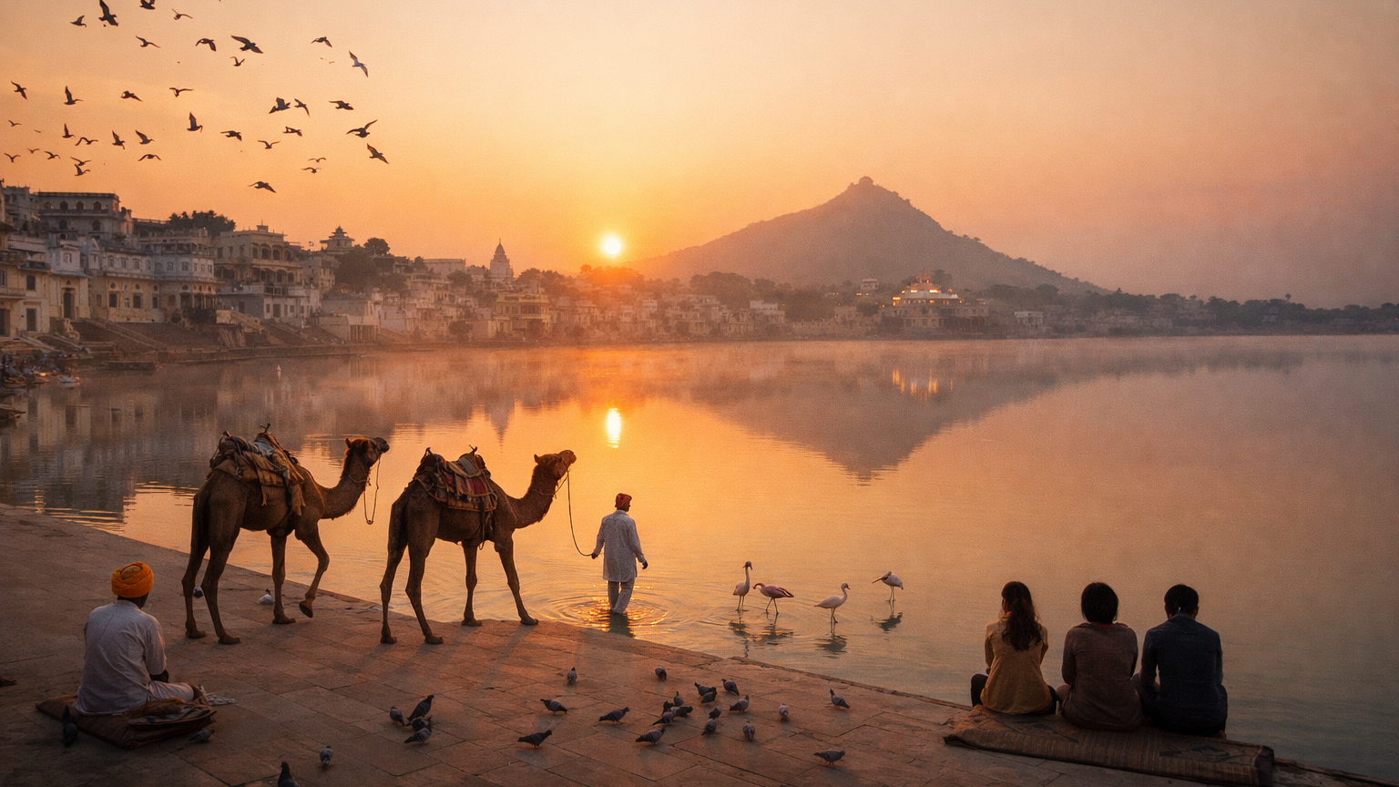 Camping in Pushkar