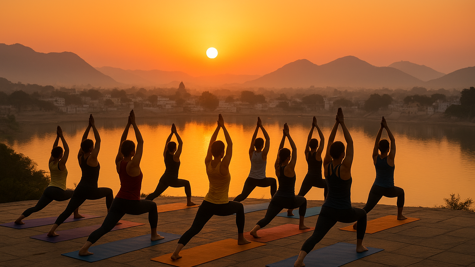 Sunset Time Pushkar