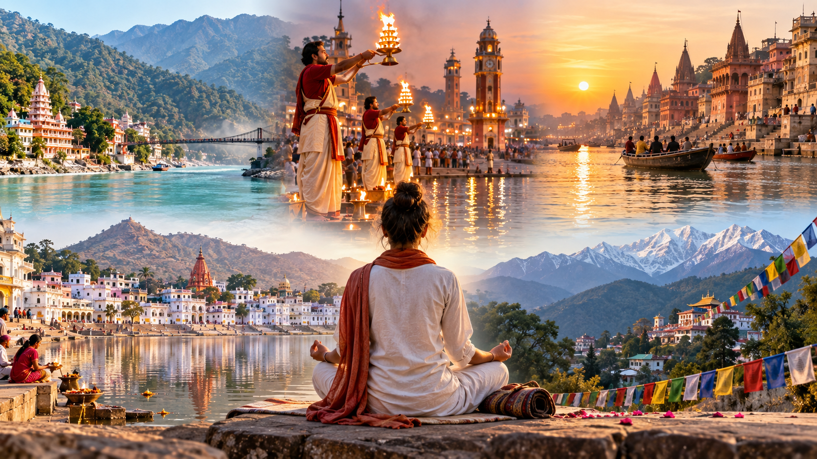 holy places for a yoga retreat in India